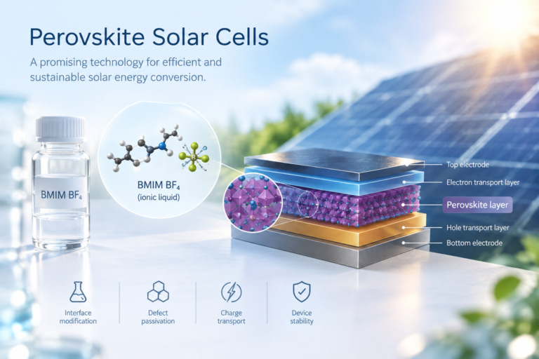 BMIM BF4 in perovskite solar cells
